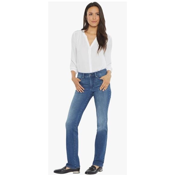 NYDJ Marilyn Straight Jeans in Hera - Picture 1 of 7